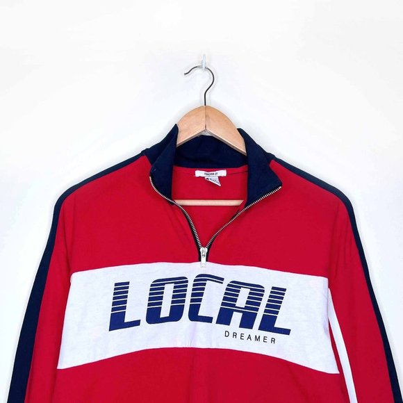 ⚡️SOLD⚡️ forever 21 local dreamer long sleeve crop graphic top - size small - Picture 7 of 7